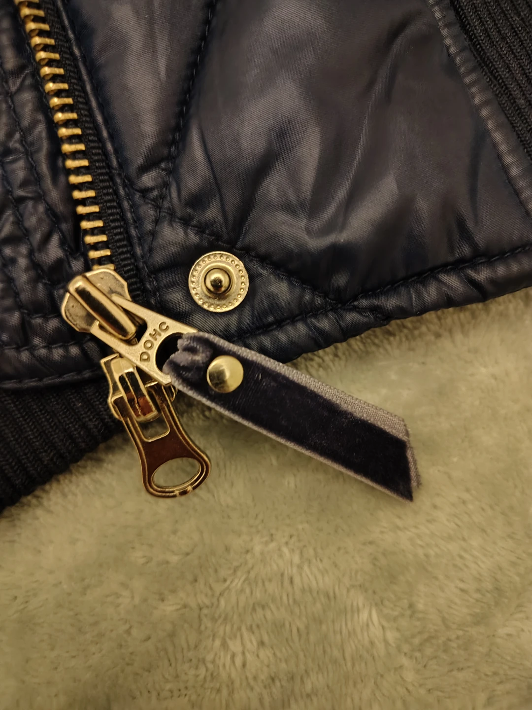 DOHC Revolution Navy Puffer Vest Size S - photo 4
