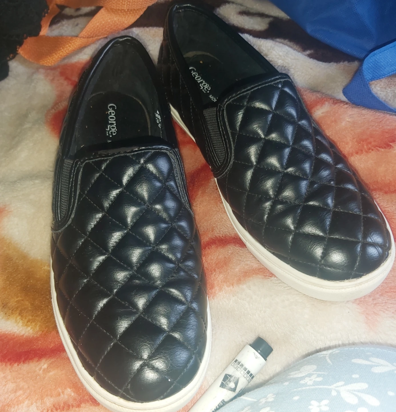 George Quilted Slip-On Shoes