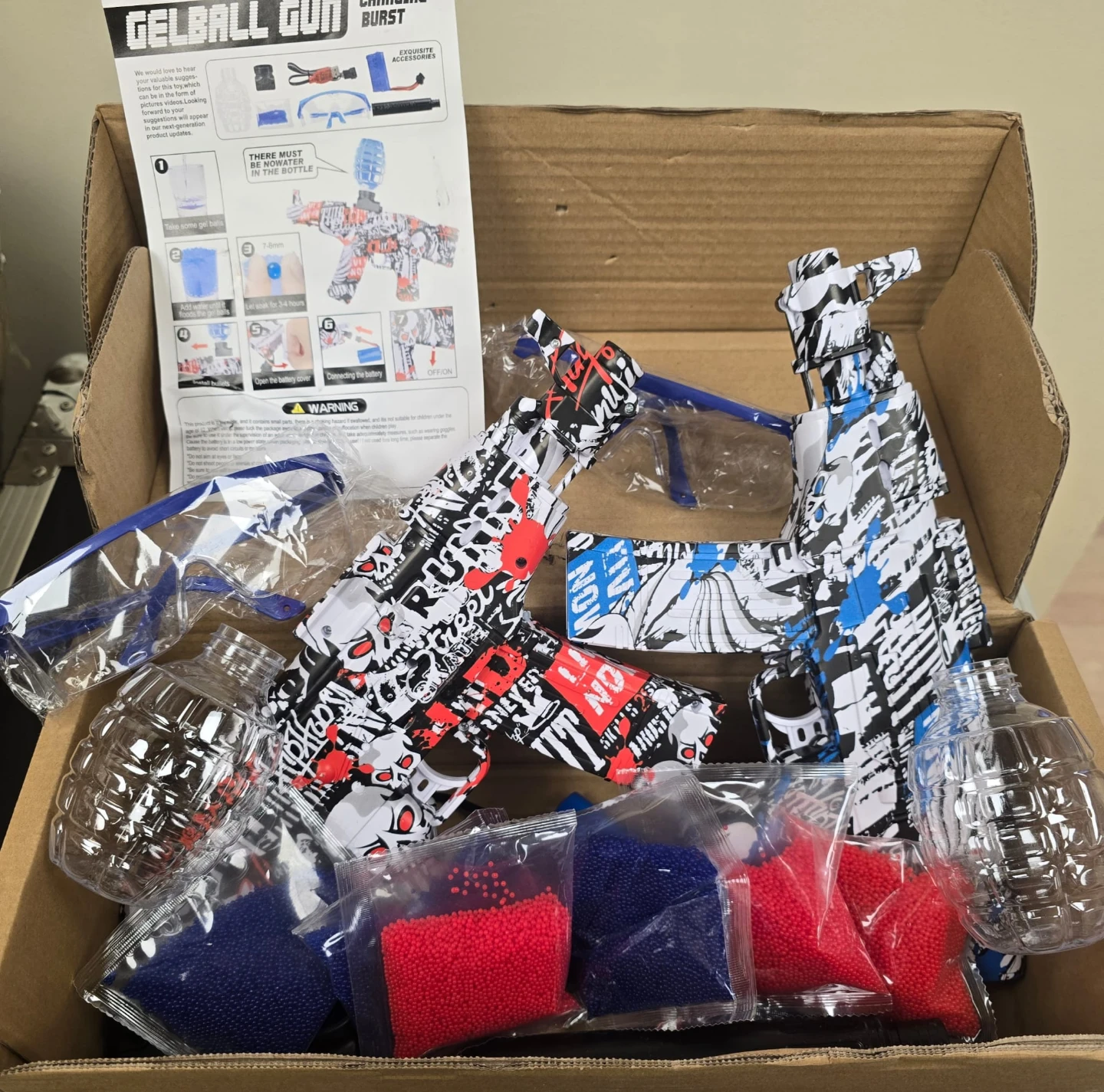 🔫 ANSTOY Upgraded AKM-47 Gel Ball Blaster Set (Brand new) - photo 3