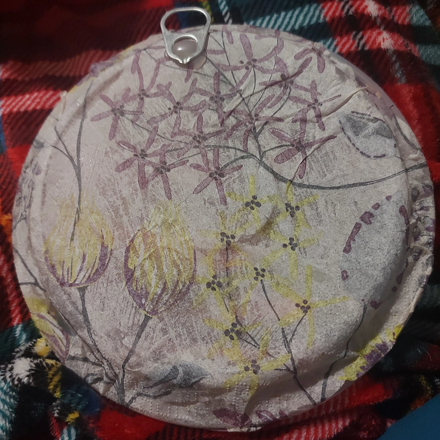 Decorative Plastic Bowl with Floral Design - photo 3