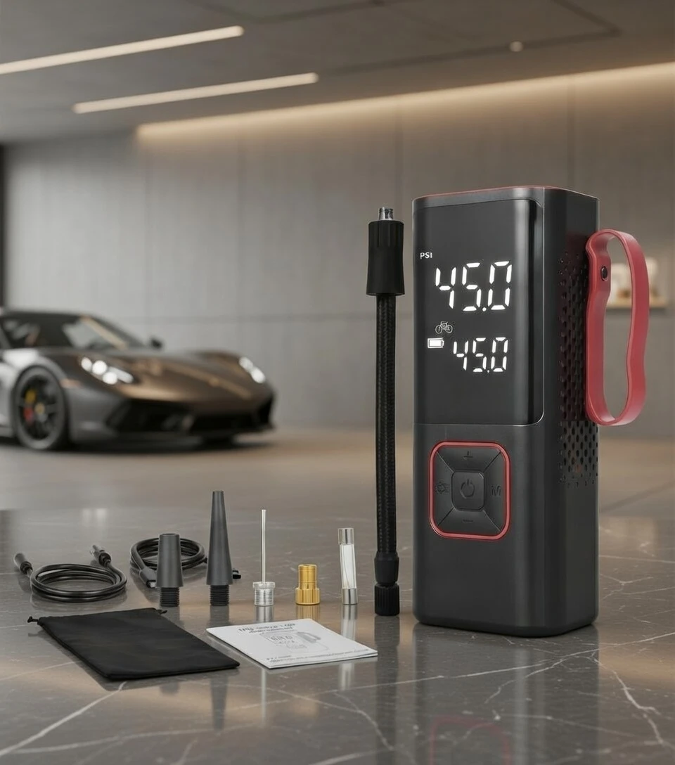Premium Cordless tire Inflator & Power Bank