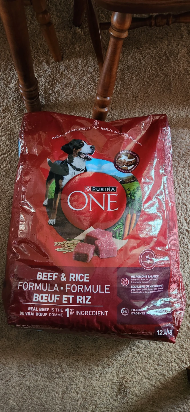 NEW 12.4kg  Purina One Beef & Rice Dog Kibble
