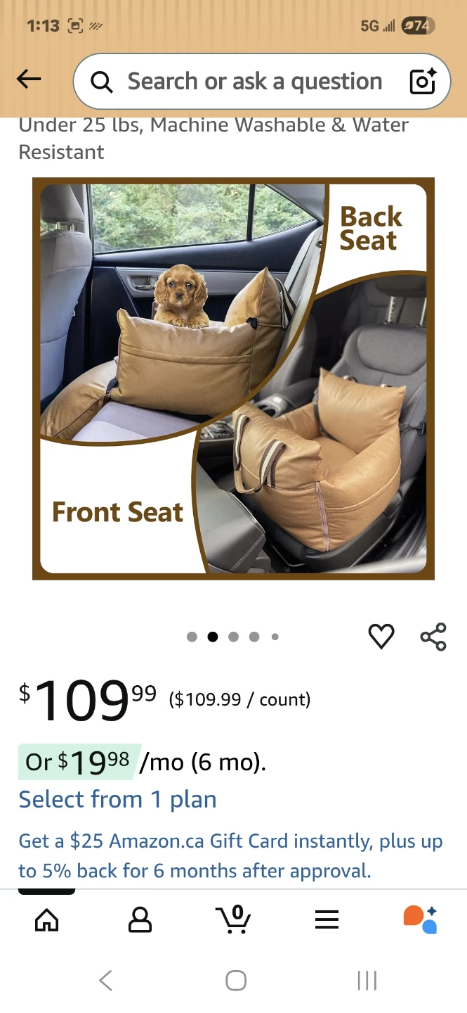 PET & MO Dog Car Seat Booster - photo 4