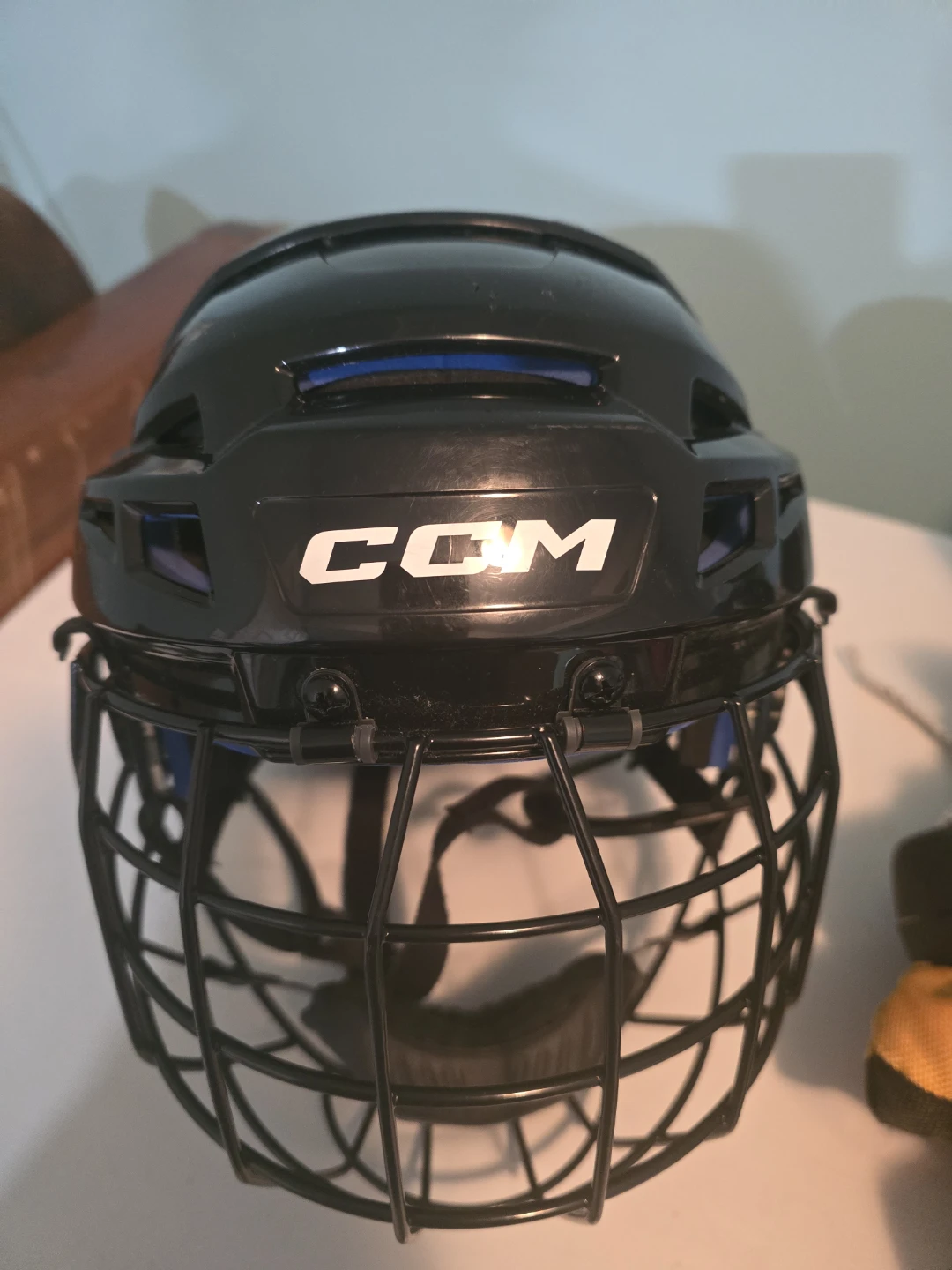 CCM Hockey Skates and Helmet Combo