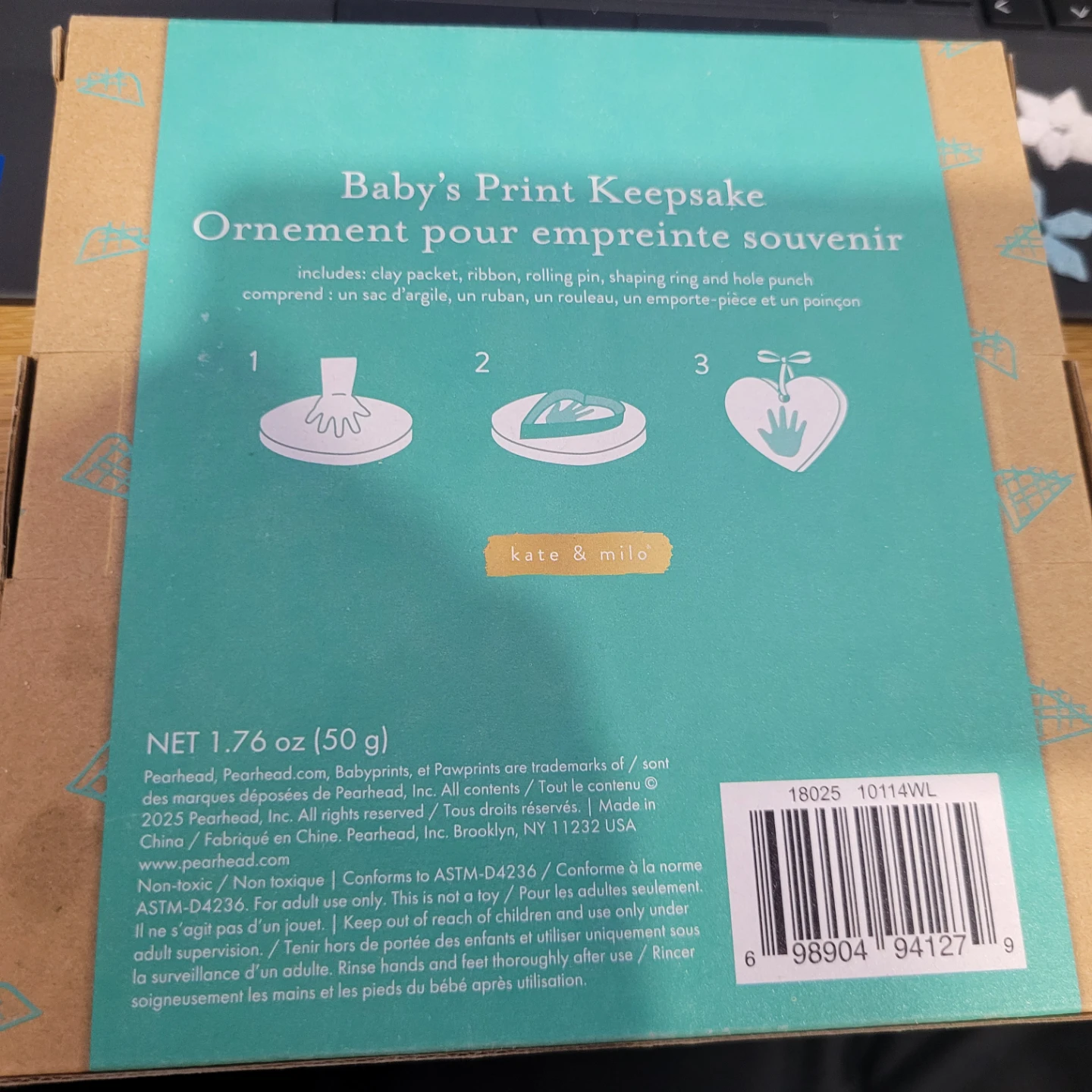 Kate & Milo Baby's Print Keepsake Kit - photo 2