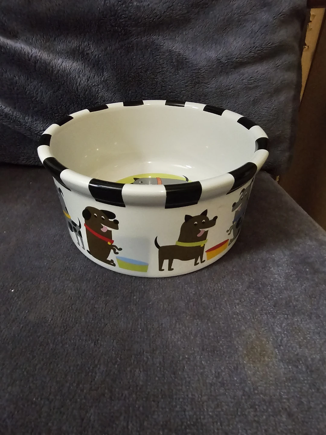 Room Signature Pooch Stoneware Dog Bowl - photo 2