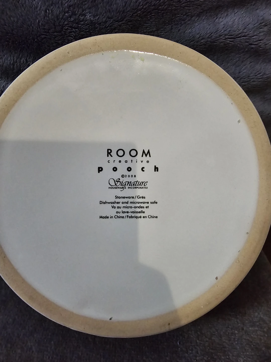 Room Signature Pooch Stoneware Dog Bowl - photo 3