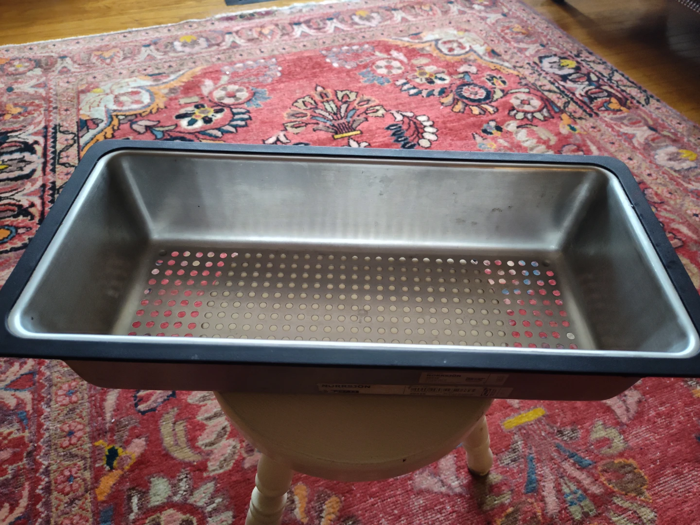 IKEA NORRSJÖN Perforated Stainless Steel Tray