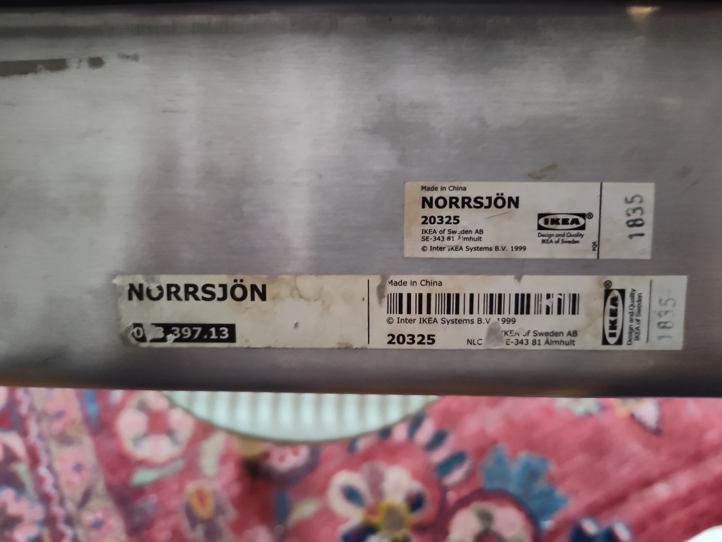 IKEA NORRSJÖN Perforated Stainless Steel Tray - photo 2