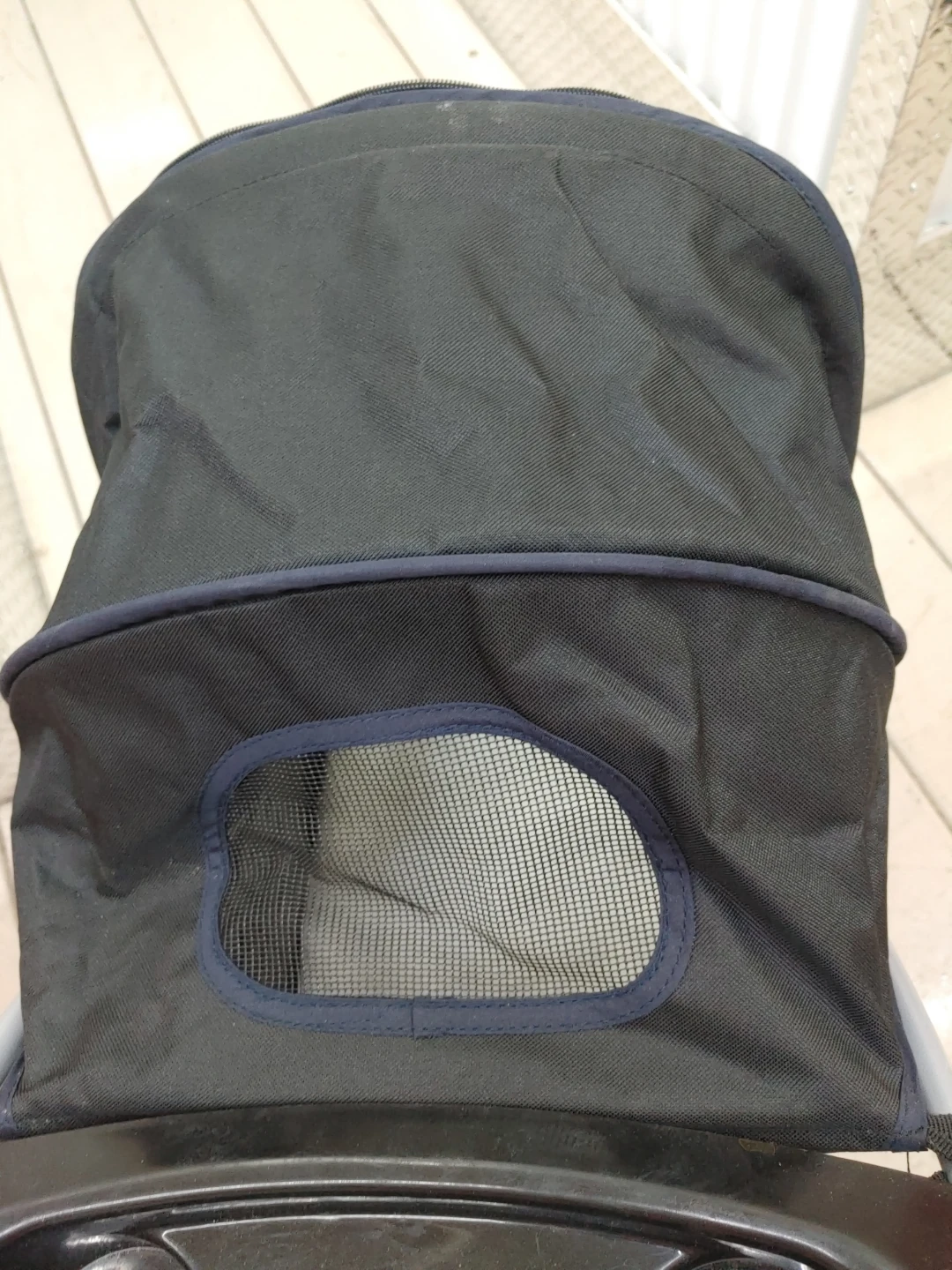 Black Pet Stroller with Canopy - photo 2