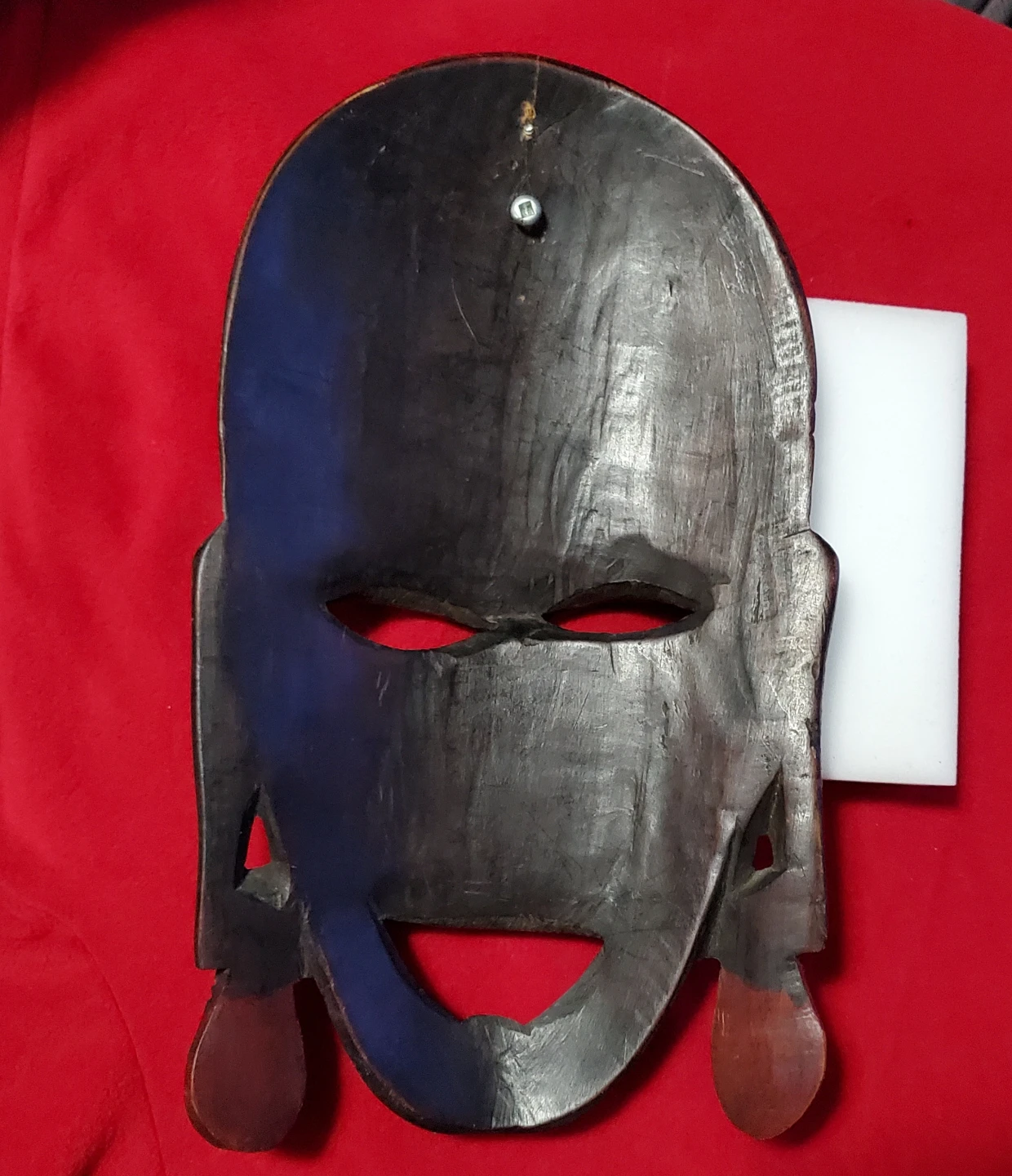 Carved African Mask (10") - photo 2
