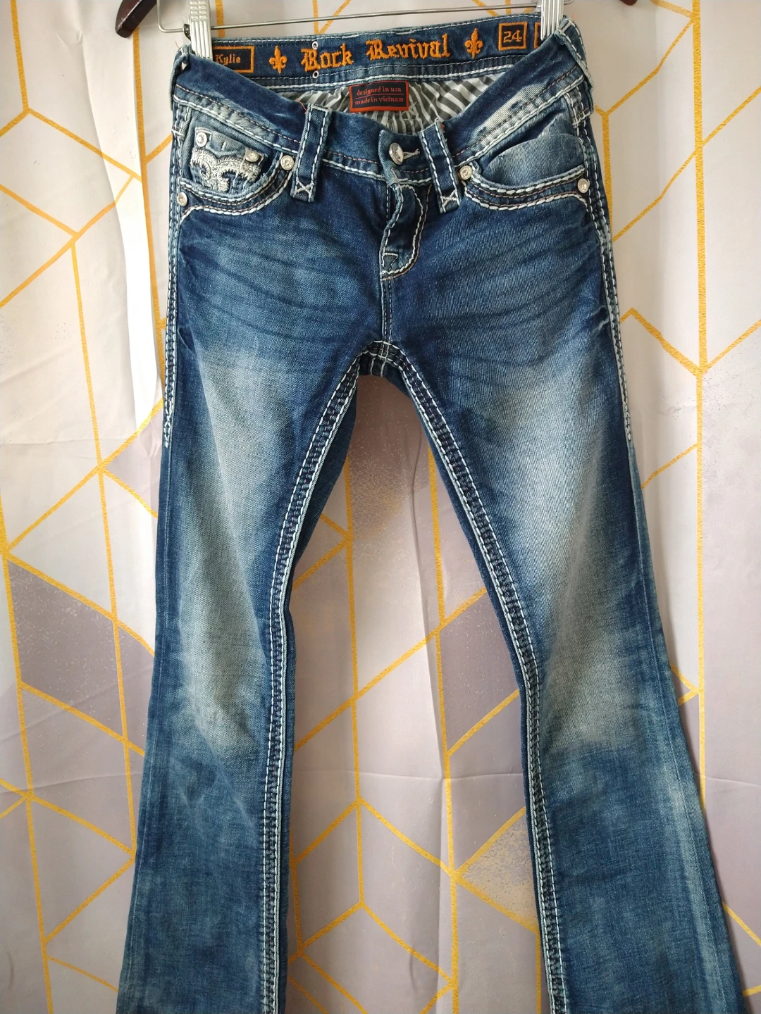 Rock Revival Kylie Boot Stretch Jean Size 24 - photo 3