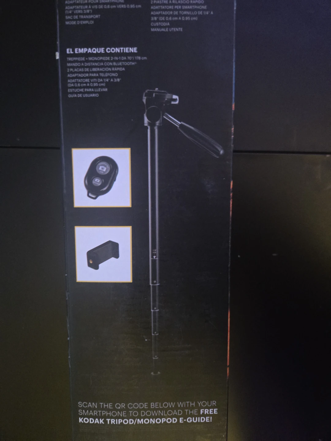 KODAK Photo Gear Tripod + Monopod with Remote - photo 2