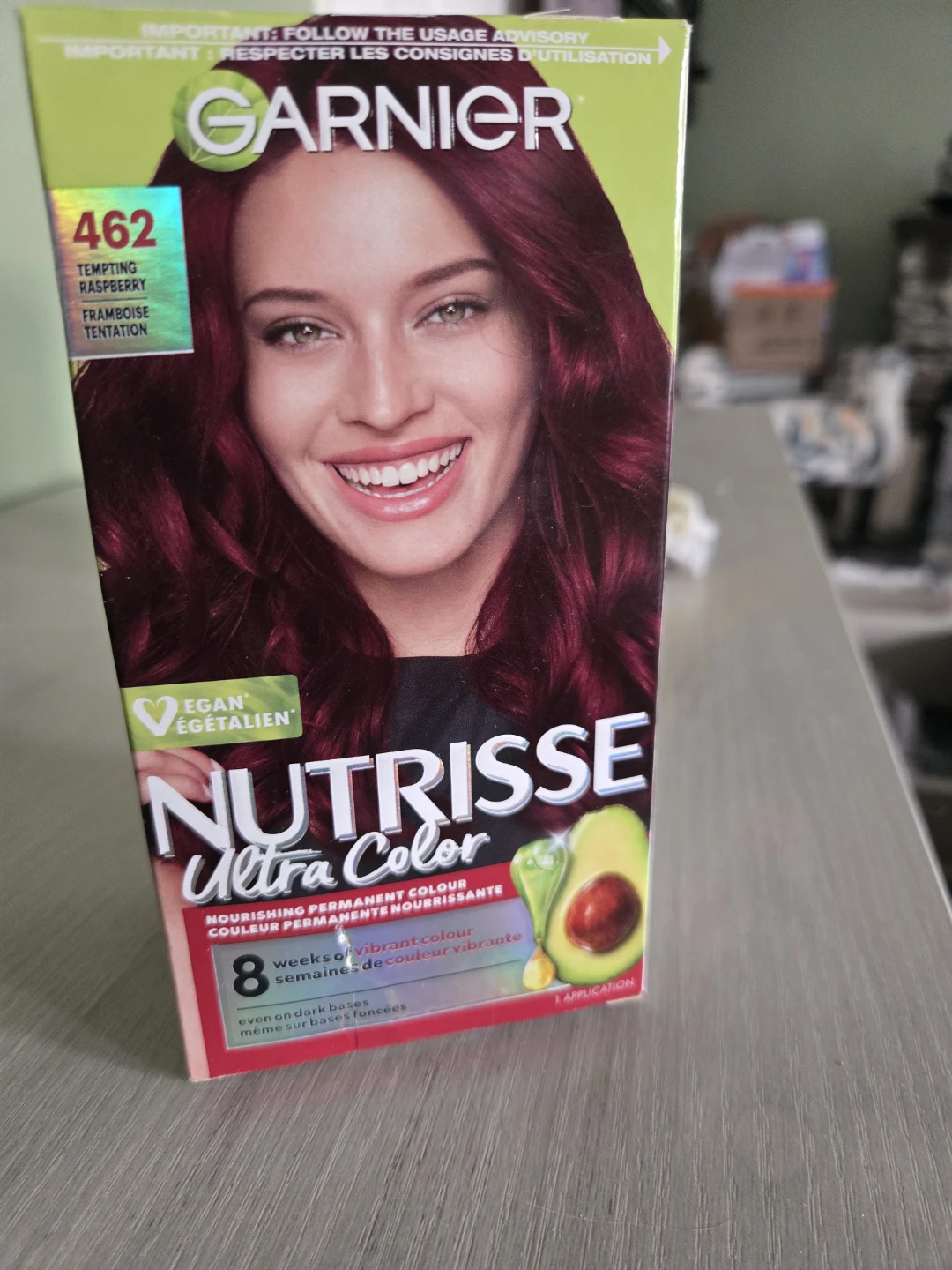 Garnier Nutrisse Ultra Color 462 Tempting Raspberry Hair Dye