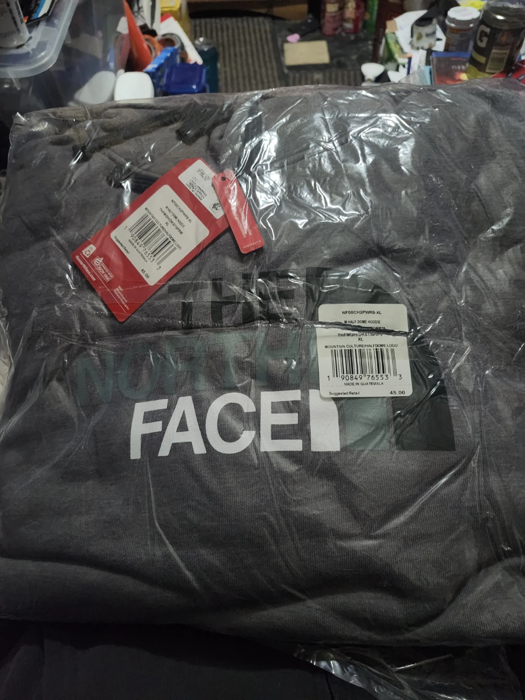 The North Face Half Dome Hoodie - XL - Gray