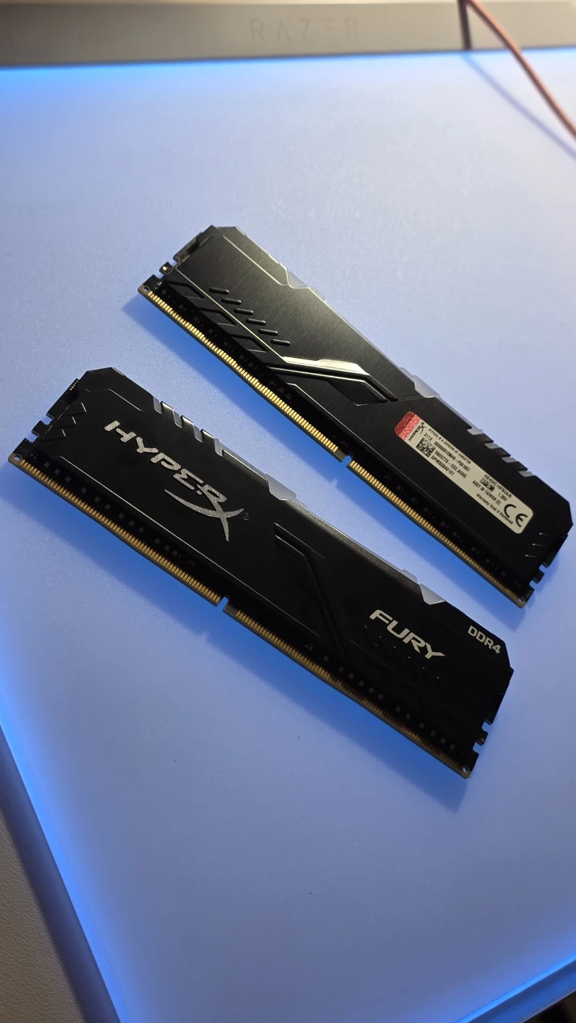 16gb HyperX FURY DDR4 RAM  (8gb x 2)