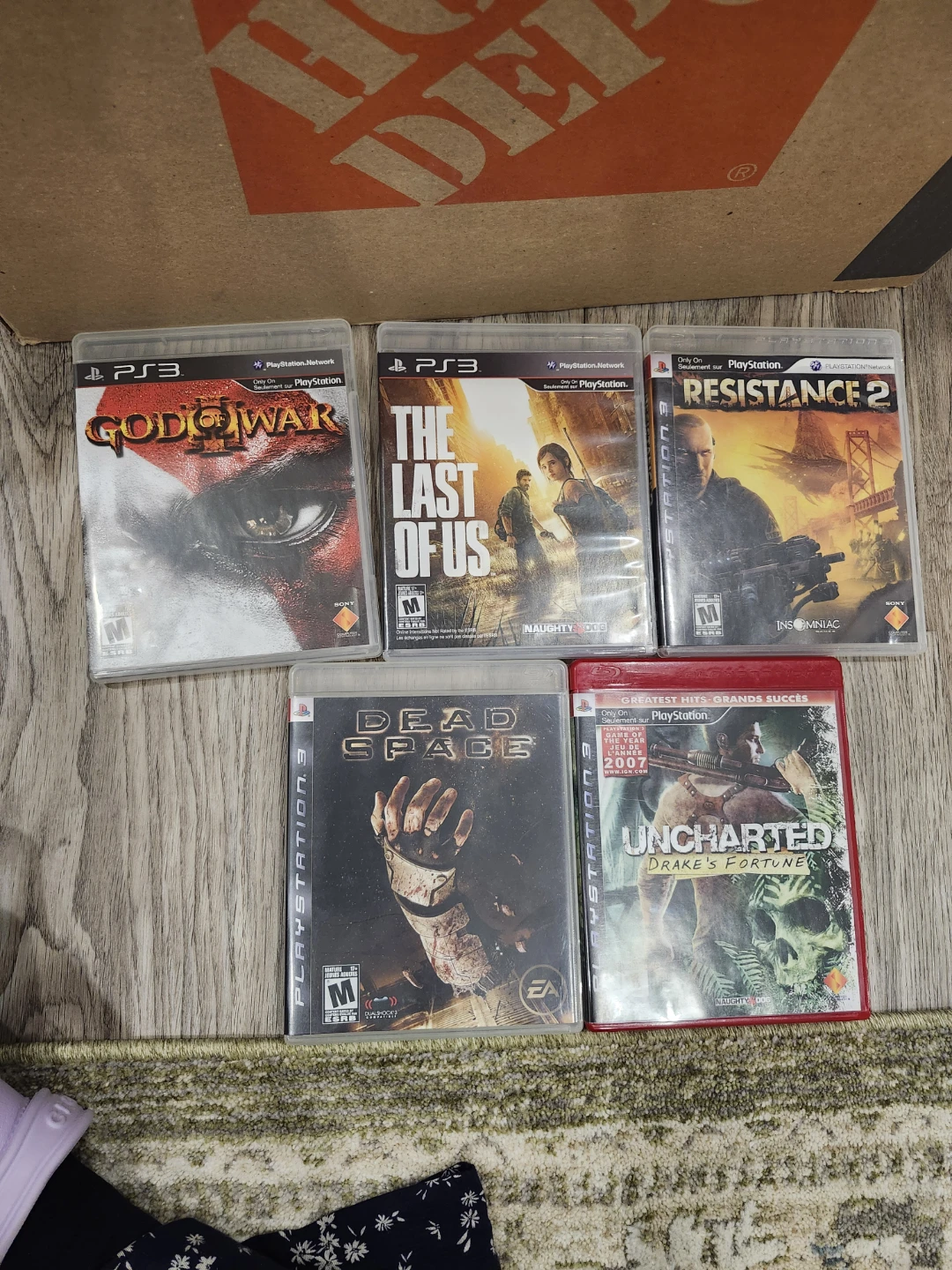 PlayStation 3 Games Lot -The Last of Us, God of War, Resistance - photo 4