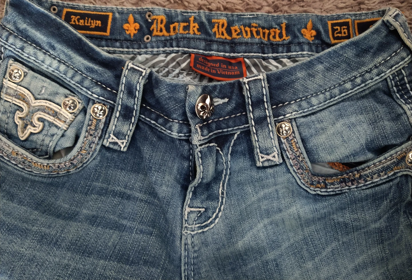 Rock Revival Kailyn Straight Women's Jeans size 26 - photo 4