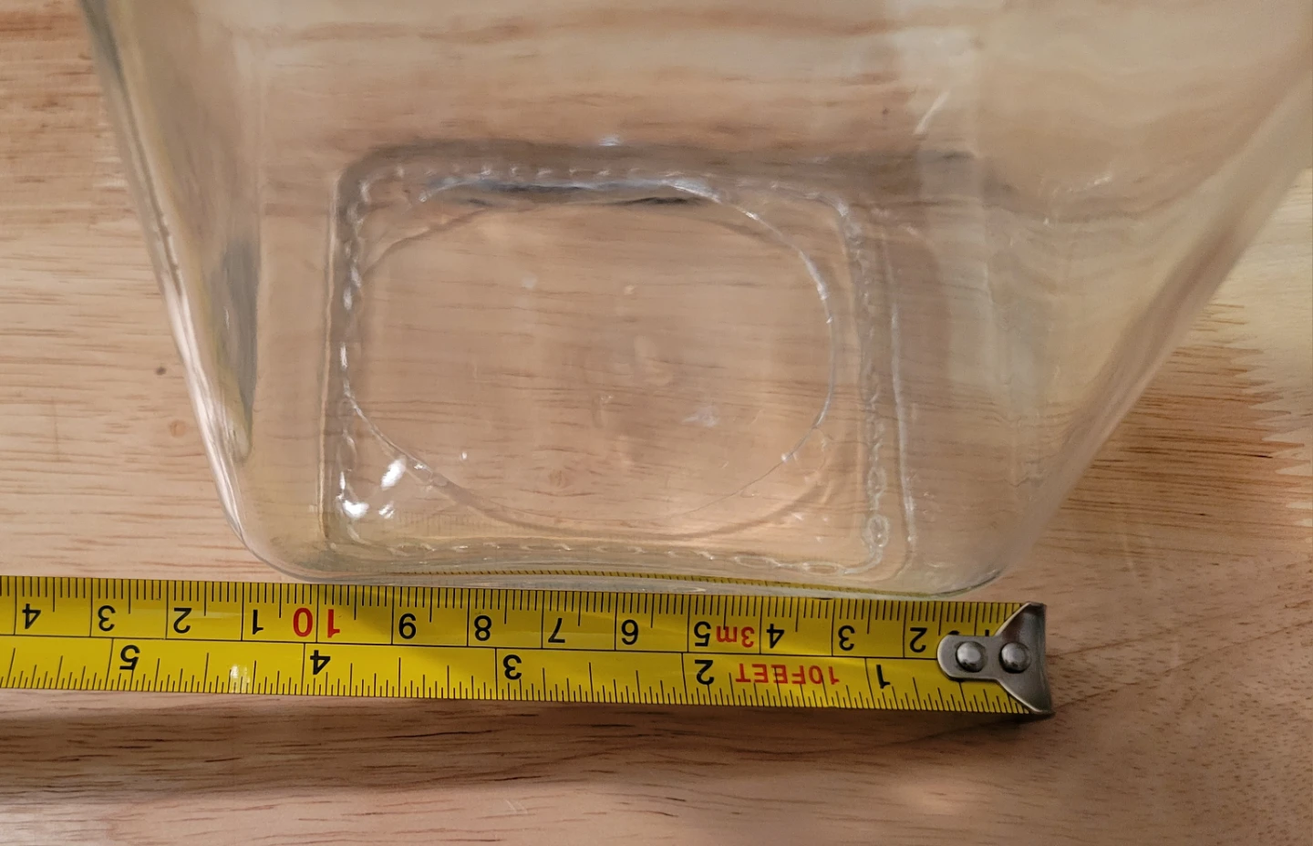 Square Glass Storage Jar with Stainless Steel Lid - photo 5