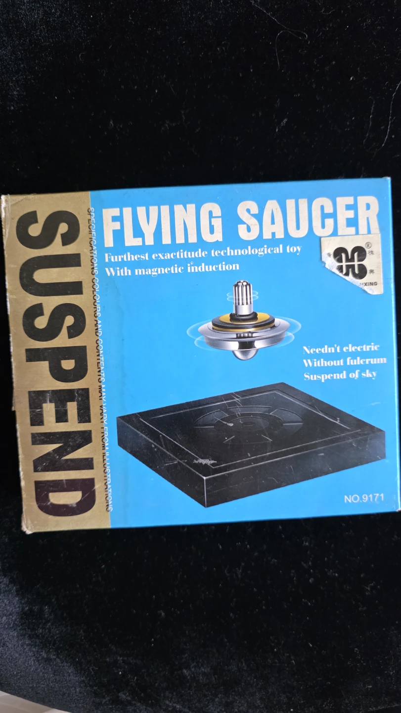 Suspend Flying Saucer with Magnetic Induction Toy