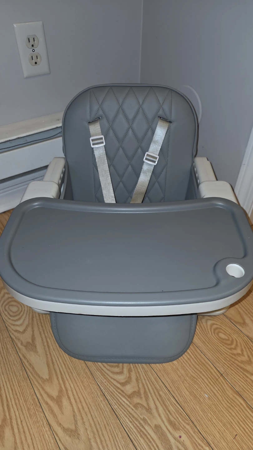 Soobaby Convertible Baby High Chair - Gray - photo 2