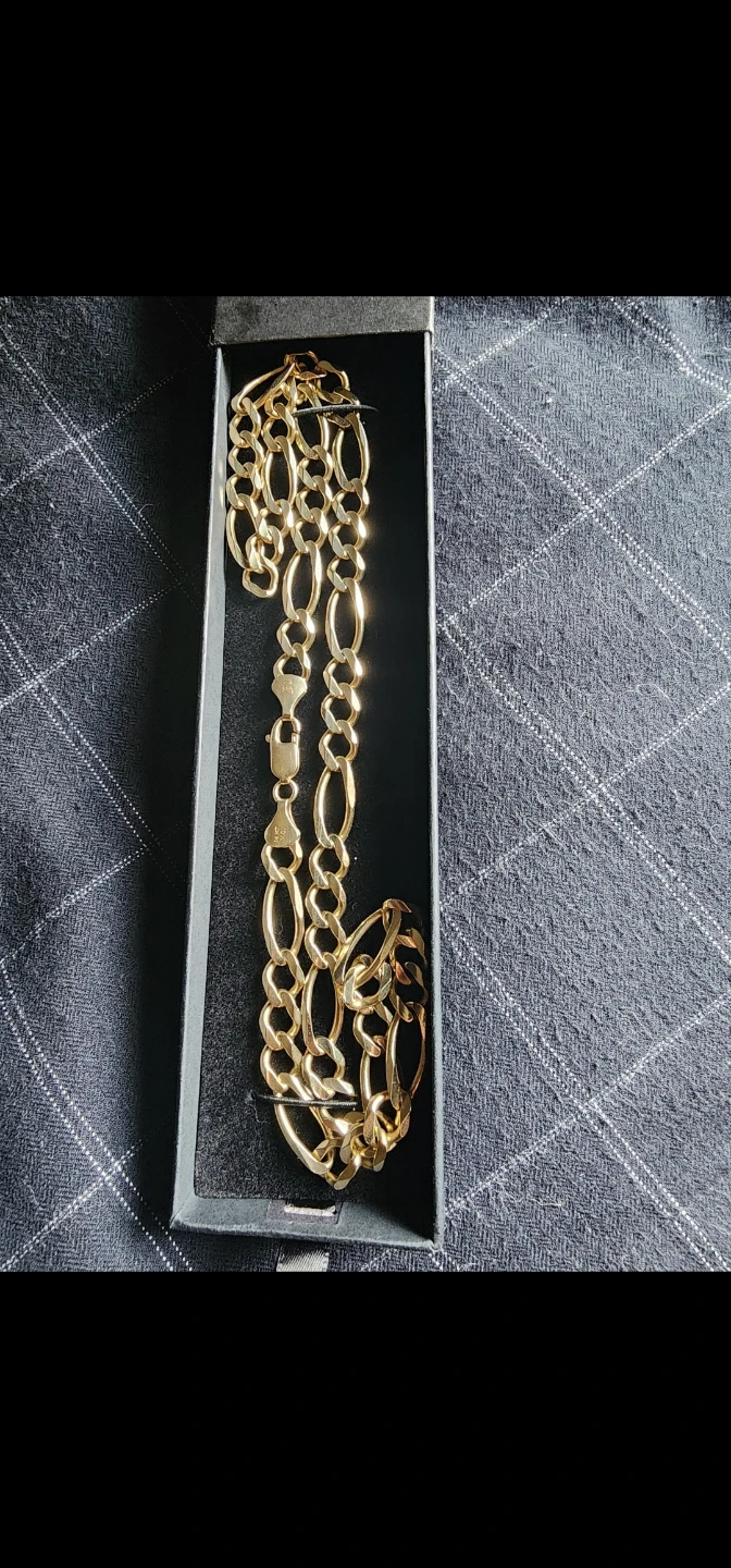 14k Italian Figaro Necklace - photo 2