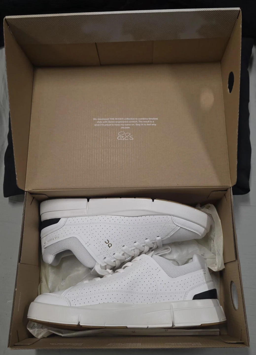 ON The Roger Centre Court White/Black Tennis Shoes - photo 2