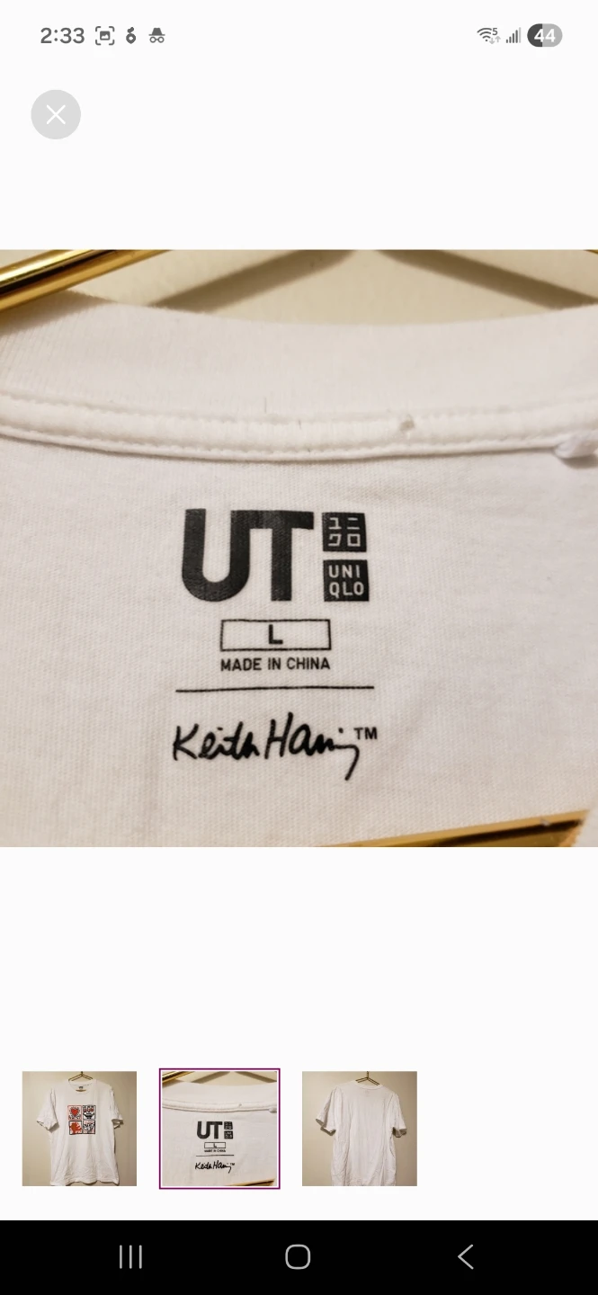 UNIQLO  Keith Haring T-Shirts Large - photo 3