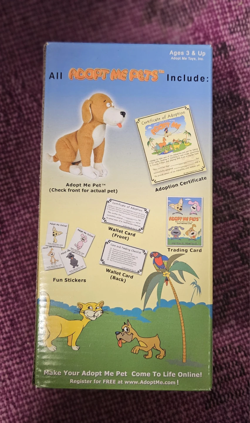 Adopt Me Pets Hamster Plush Toy with Adoption Kit - photo 3