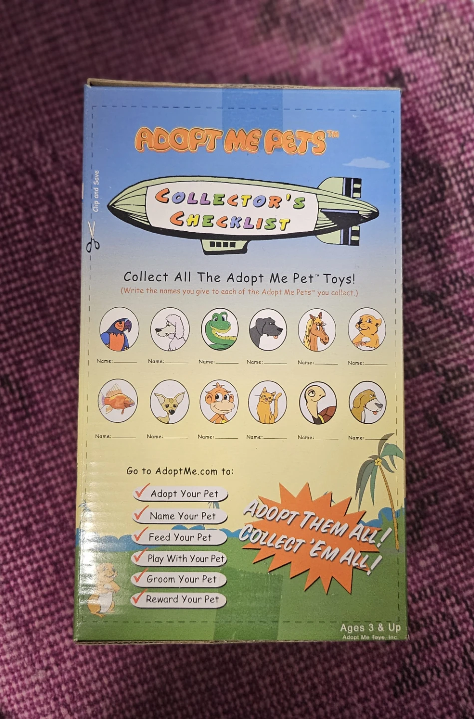 Adopt Me Pets Hamster Plush Toy with Adoption Kit - photo 4