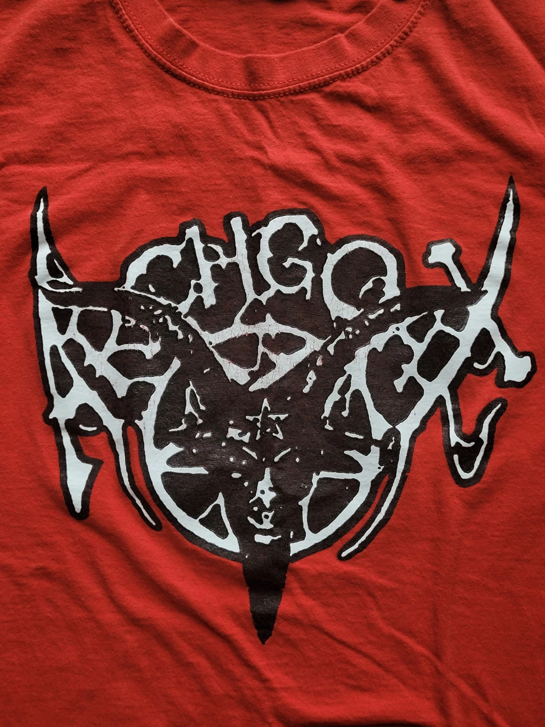 Red Archgoal Band Logo T-Shirt Size LARGE Infest 2025