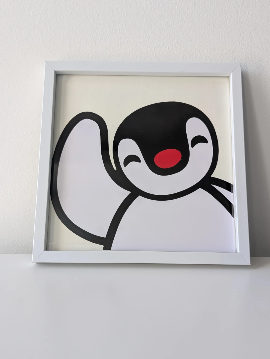 Framed Pinga wall decor Penguin Wall Art 8x8 inches - photo 2