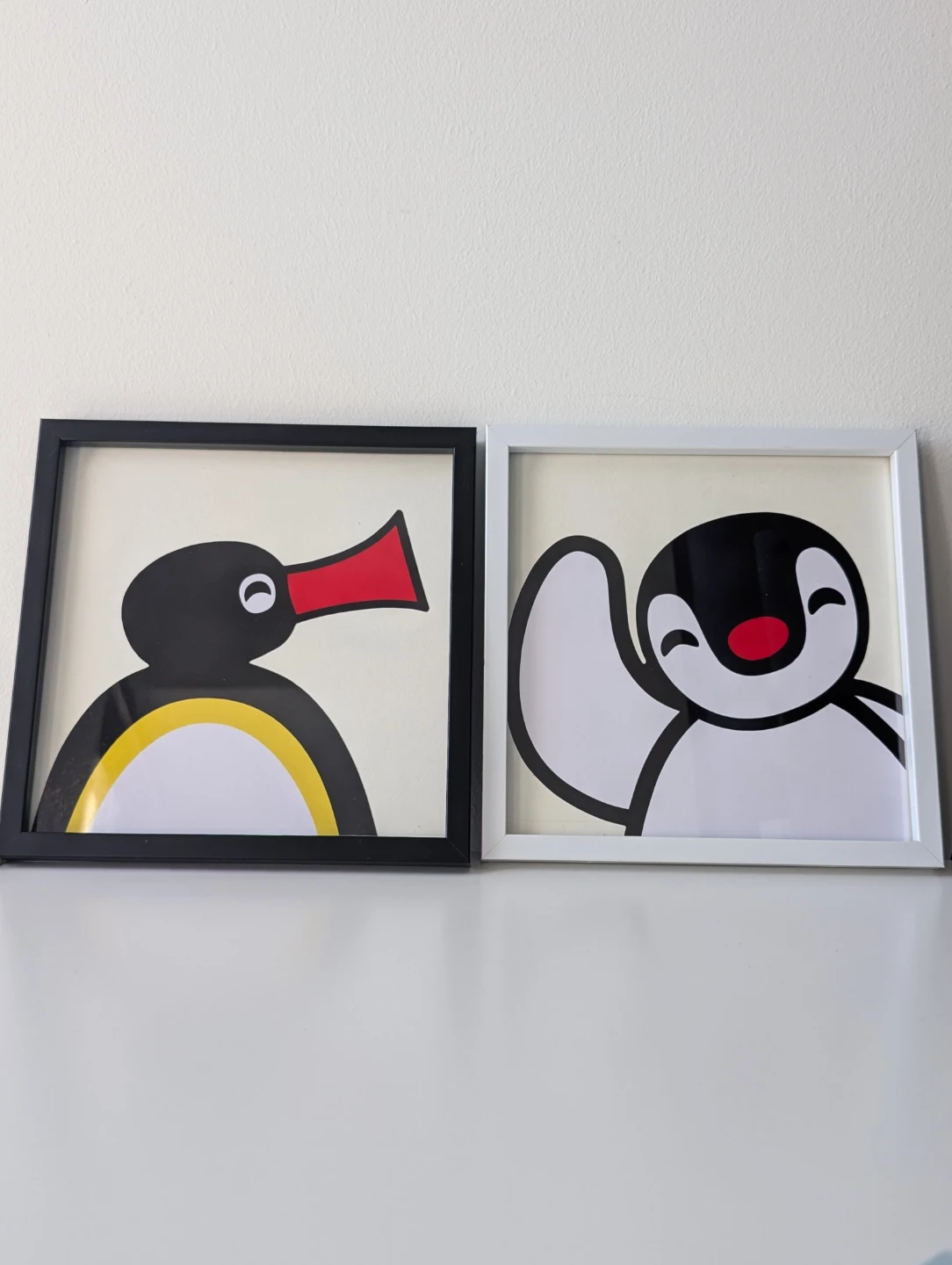 Framed Pinga wall decor Penguin Wall Art 8x8 inches - photo 3
