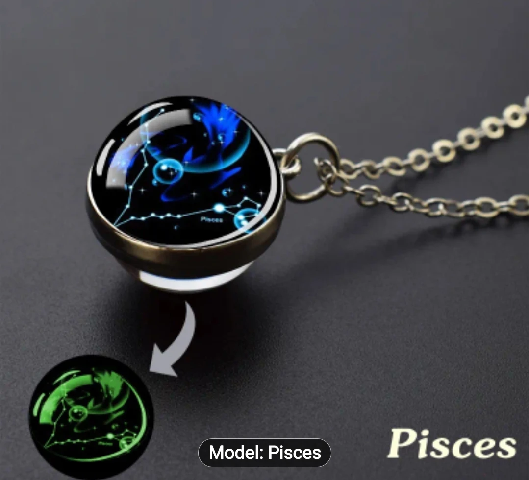 HOROSCOPE PENDANTS AND NECKLACE SET NEW - photo 2
