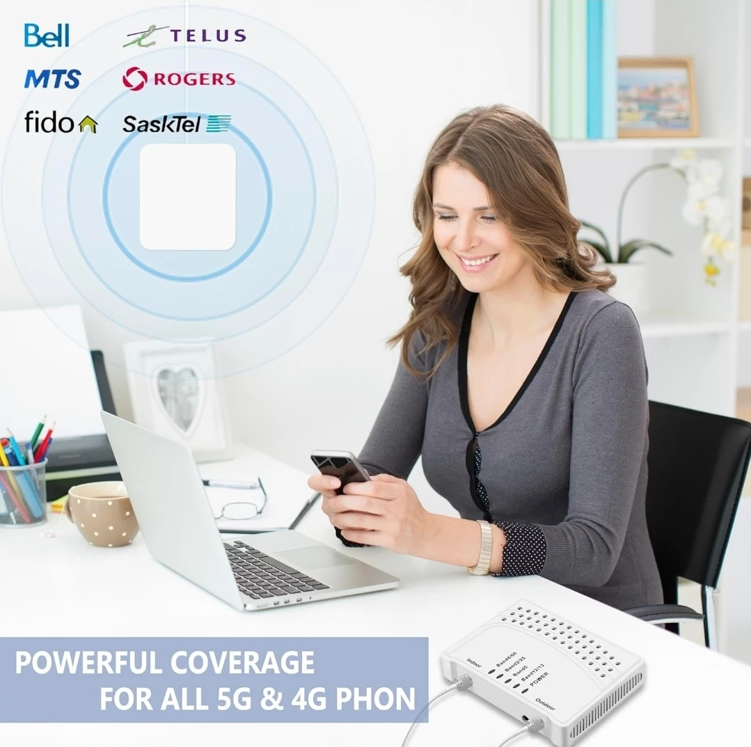 Cell Phone Booster for Home & Office - 6000 sq ft Coverage - photo 5