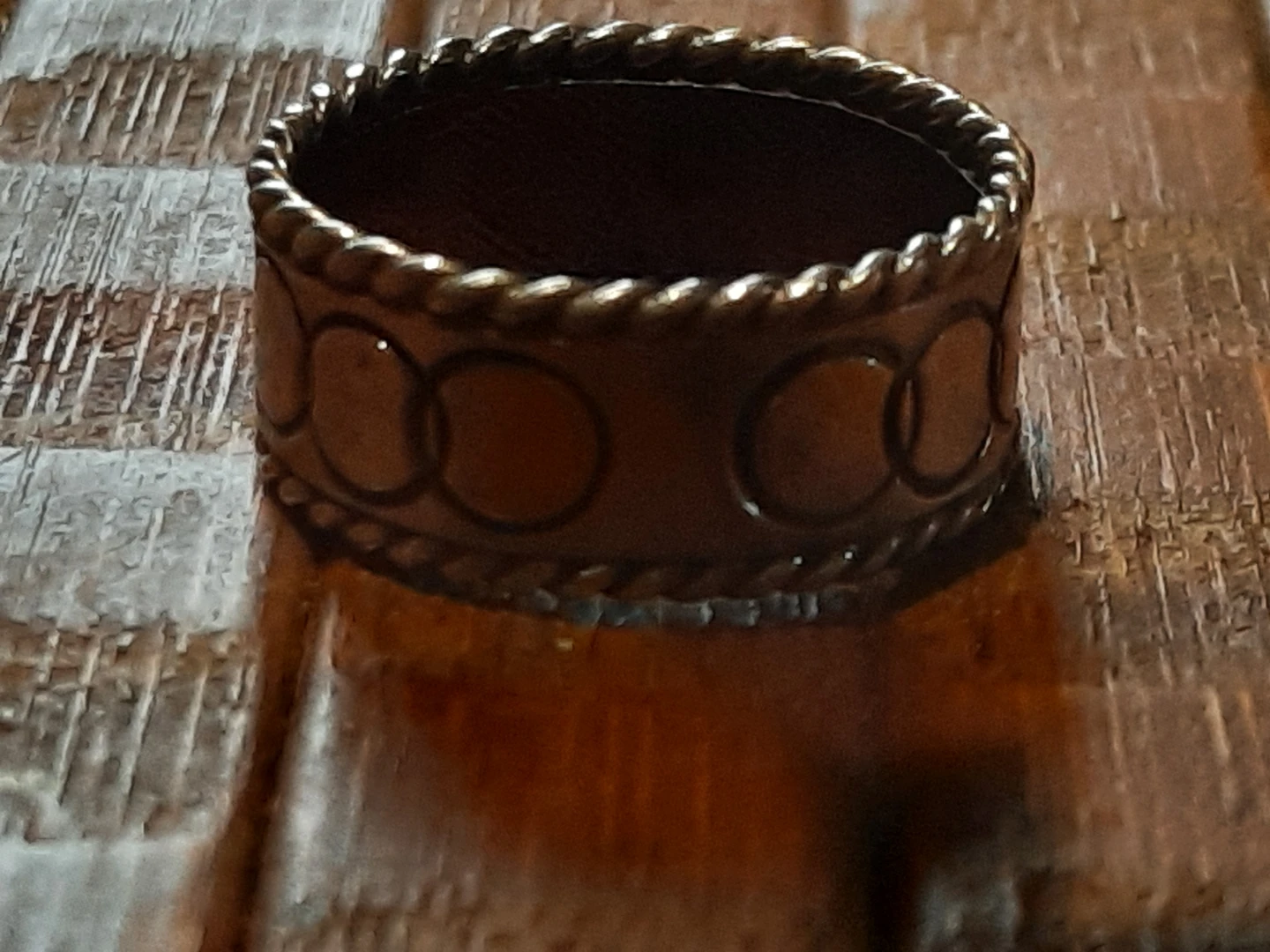 Silver 925 Ring with Circle Design - photo 4