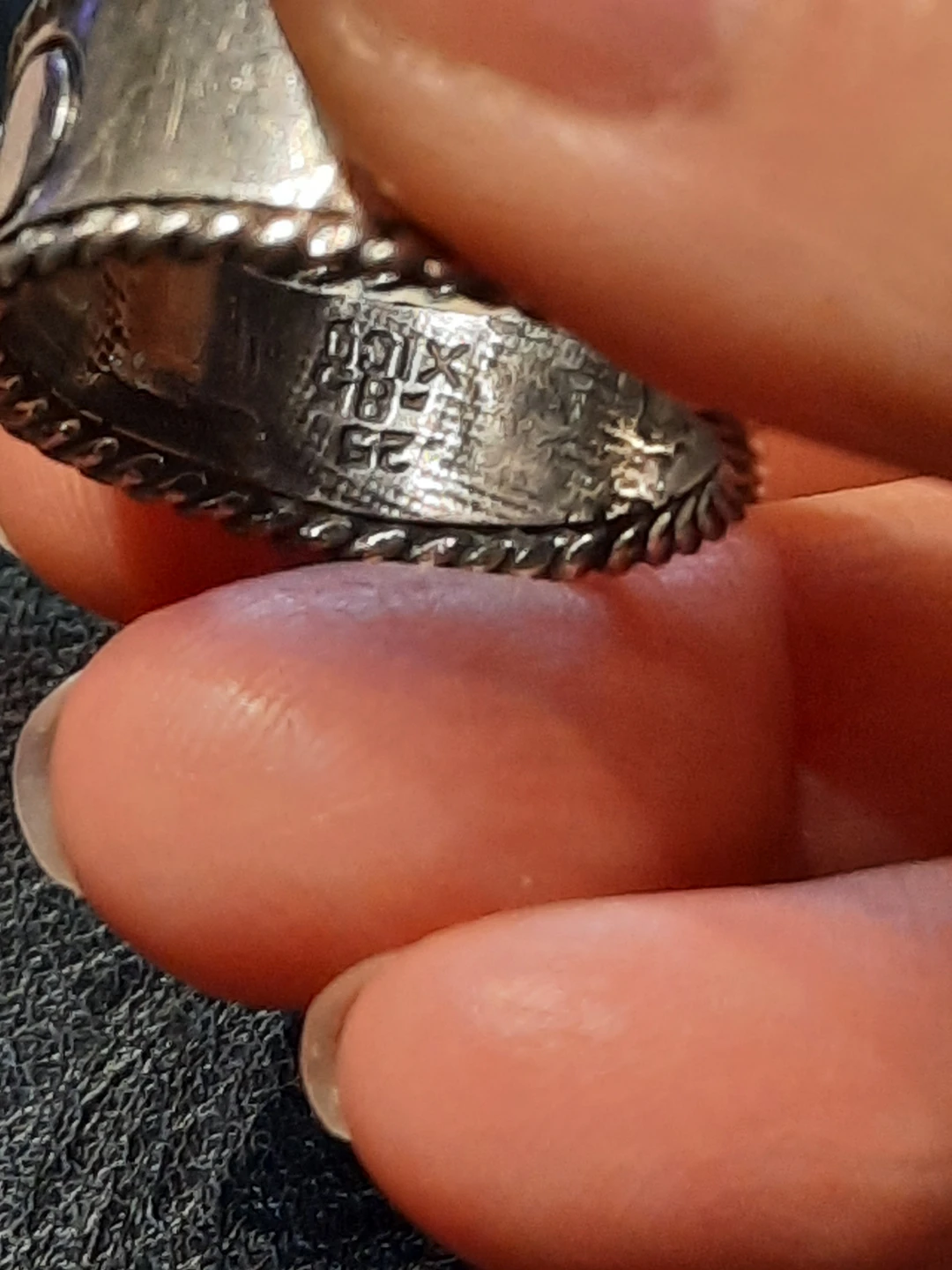 Silver 925 Ring with Circle Design - photo 5