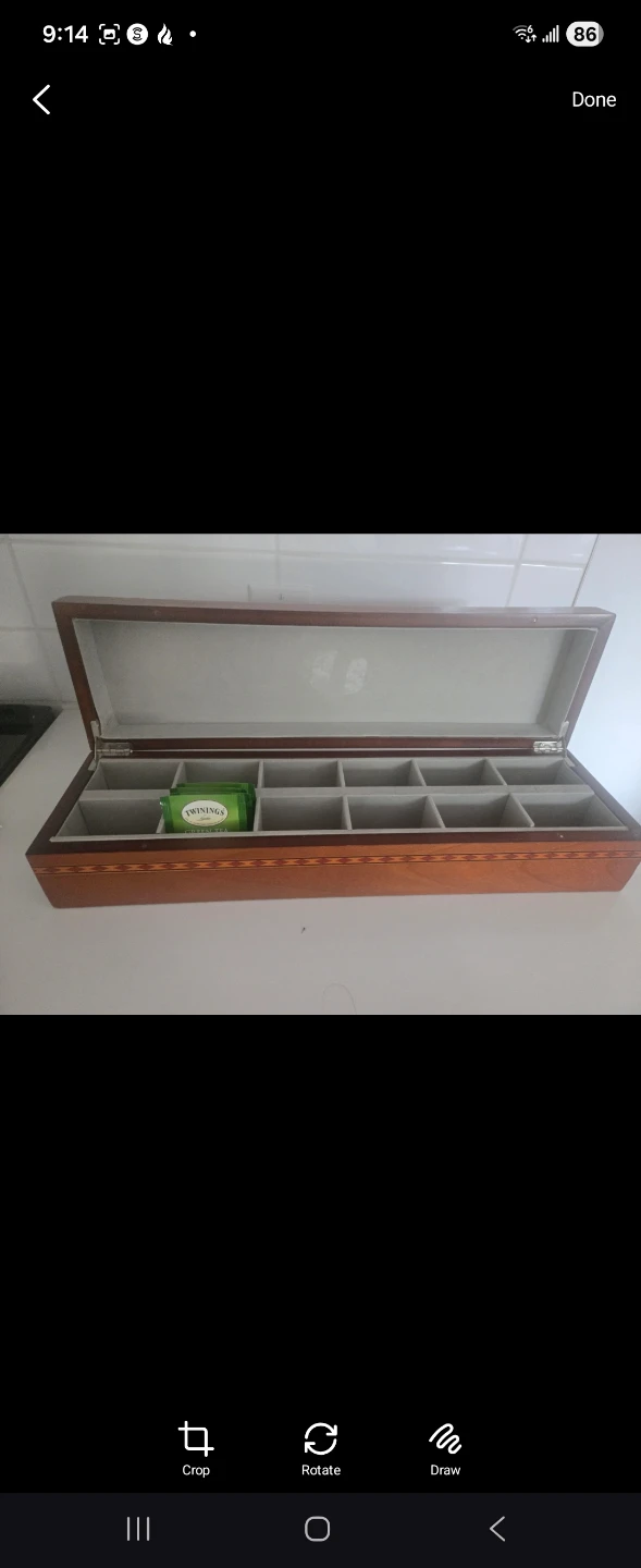 Wooden Tea Box Organizer - photo 2