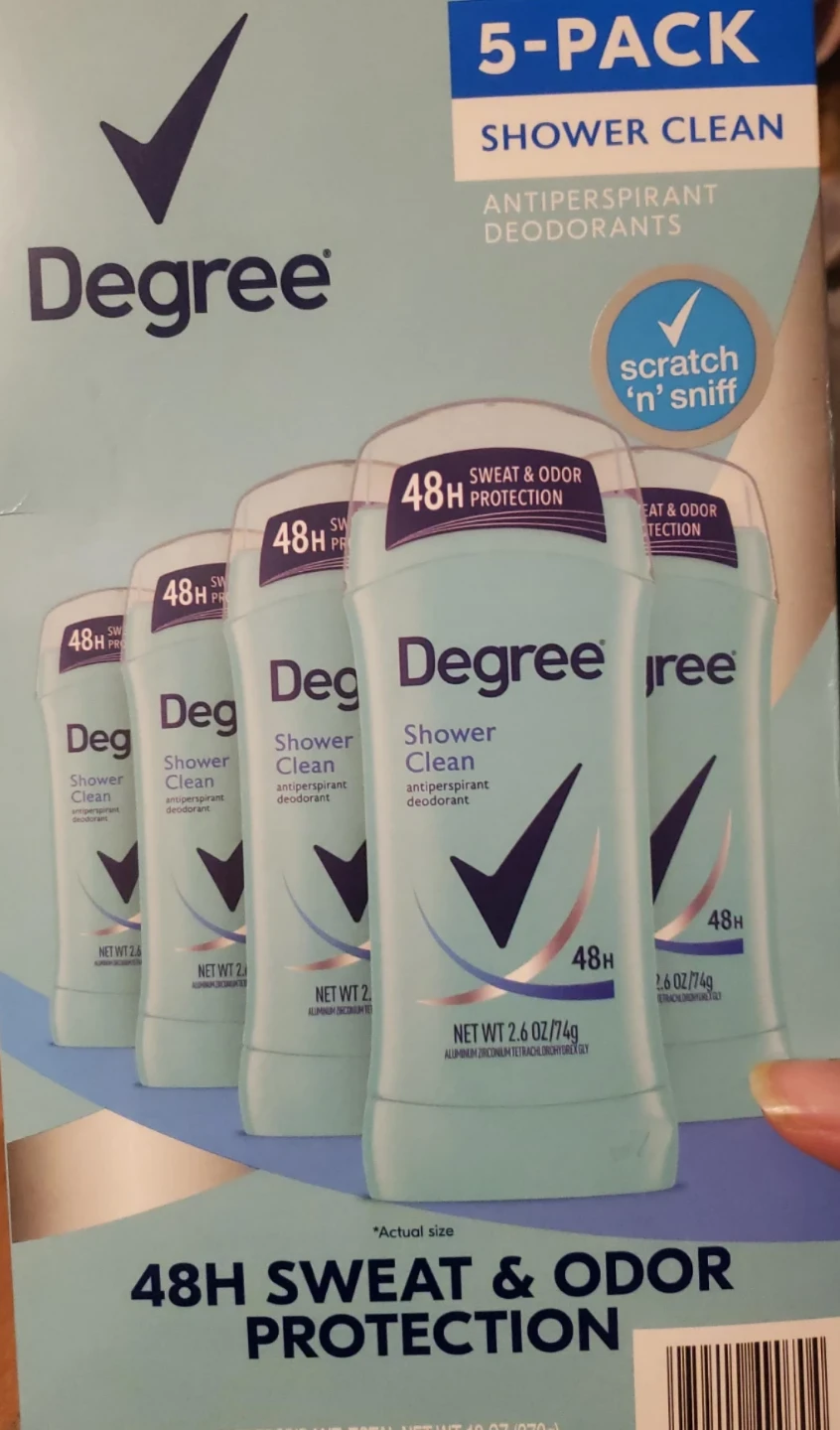 New Degree Shower Clean Antiperspirant Deodorant 4-Pack
