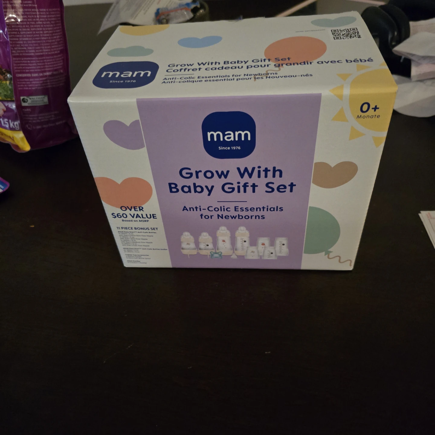 Mam Grow With Baby Gift Set - Anti-Colic Essentials