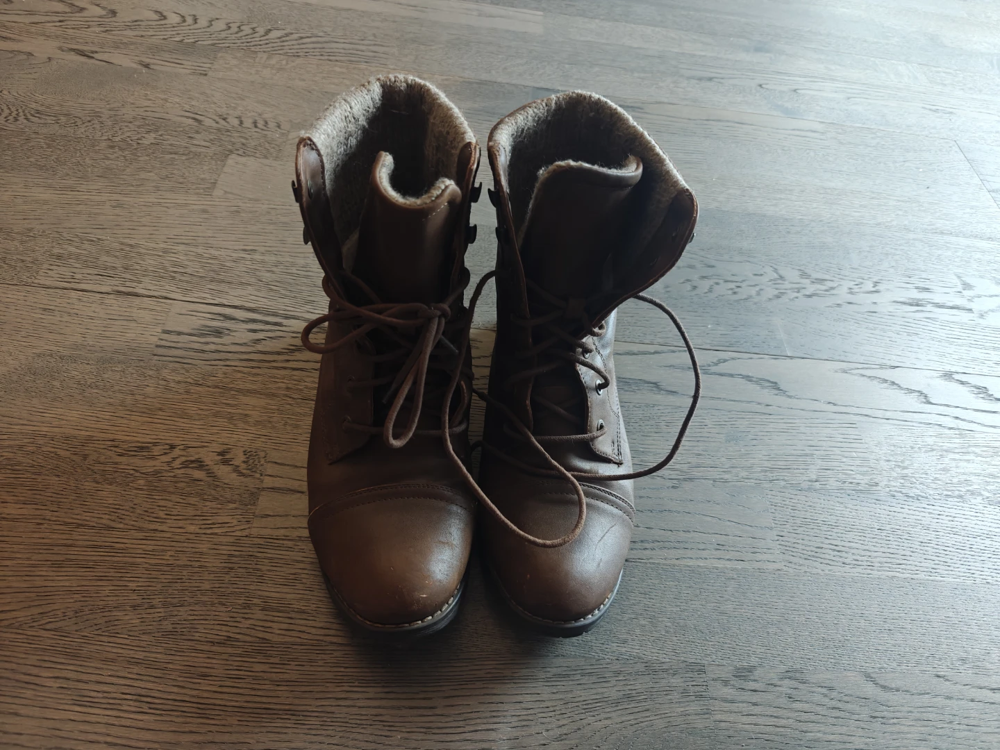 Women's Lace-Up Ankle Boots- URGENT PICKUP NEAR SURREY CENTRAL