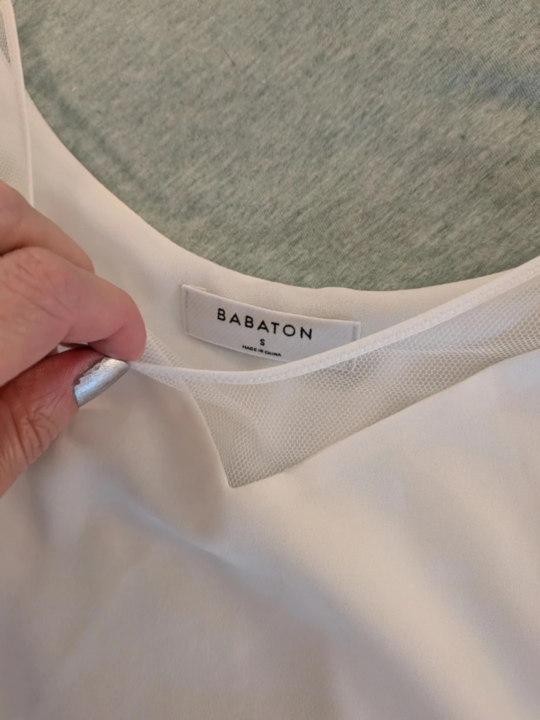 Babaton White Tank Top Size S - photo 2