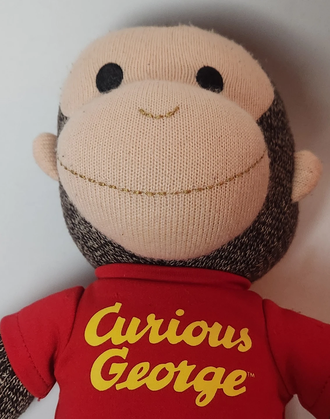 Large 21" Curious George Sock Plush - photo 4