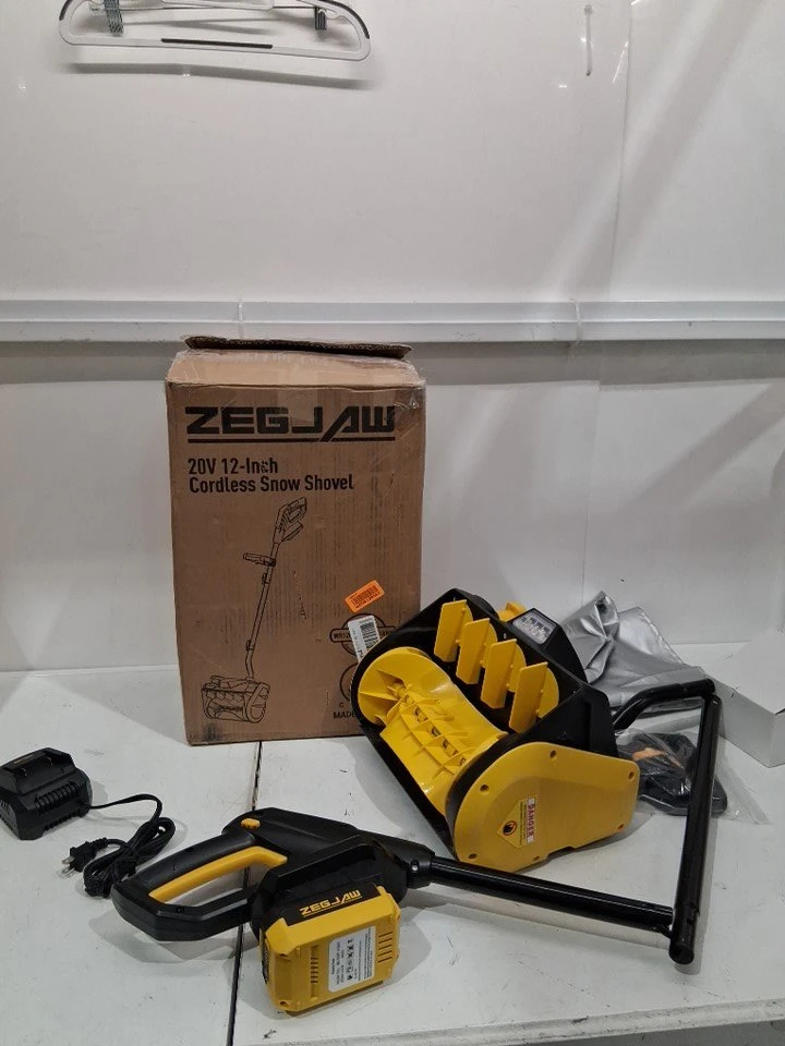 ZEGJAW 12-Inch Cordless Snow Shovel, 20V Snow Blower - photo 2