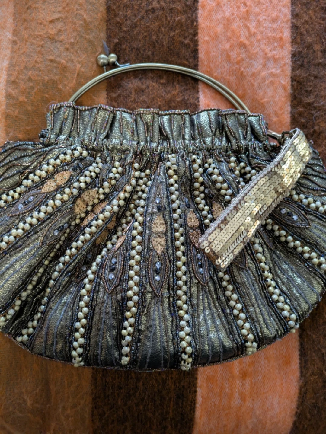 Beaded Evening Clutch Purse