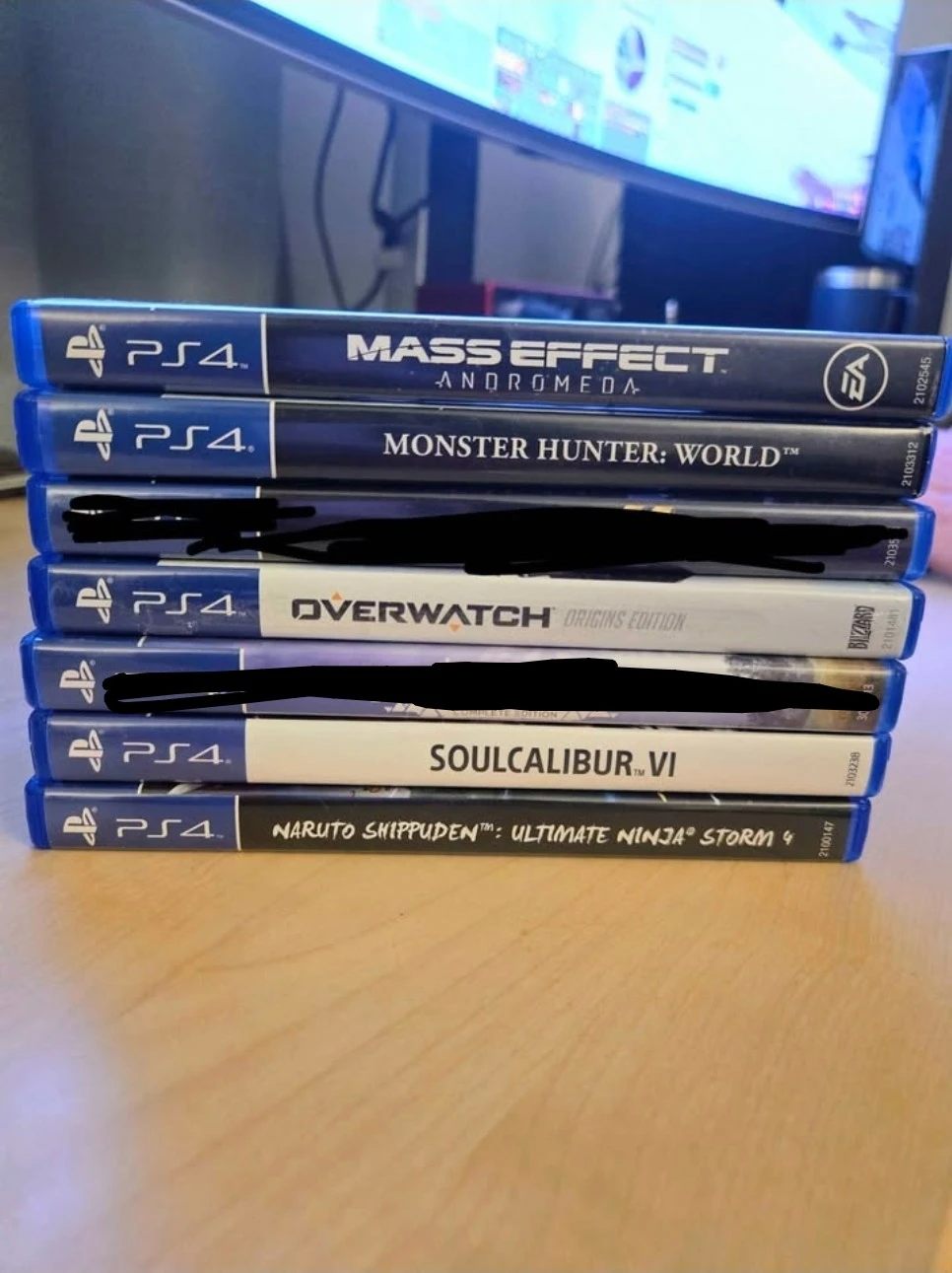 PS4 Games Bundle - Horizon, Naruto, Mega Man, Monster Hunter & M