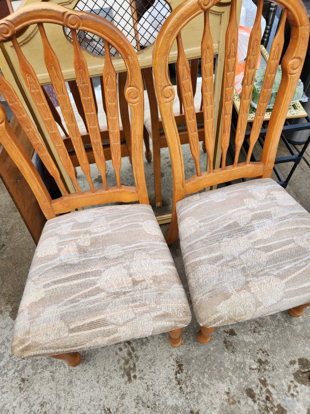 Set of 2 Wooden Dining Chairs - photo 3