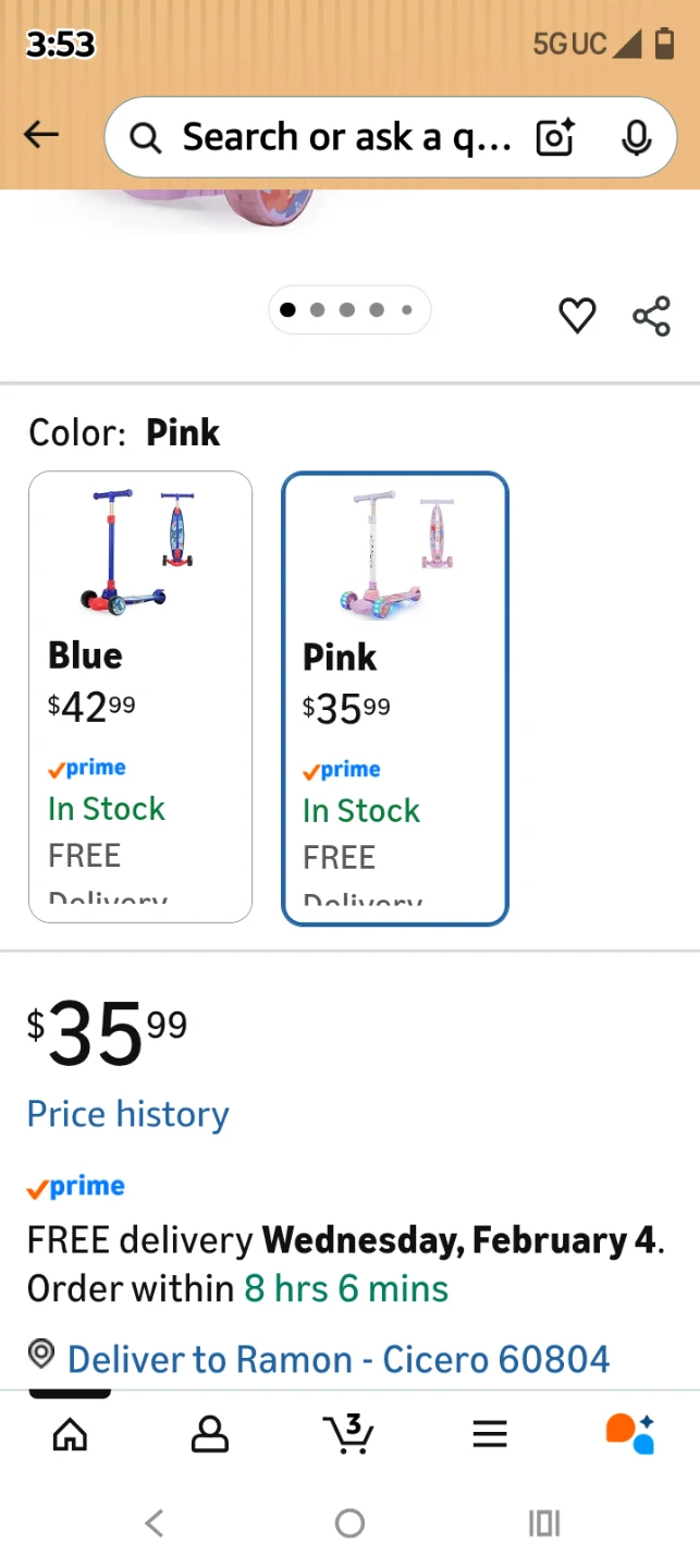 Gotrax KS1 Kids Kick Scooter Pink