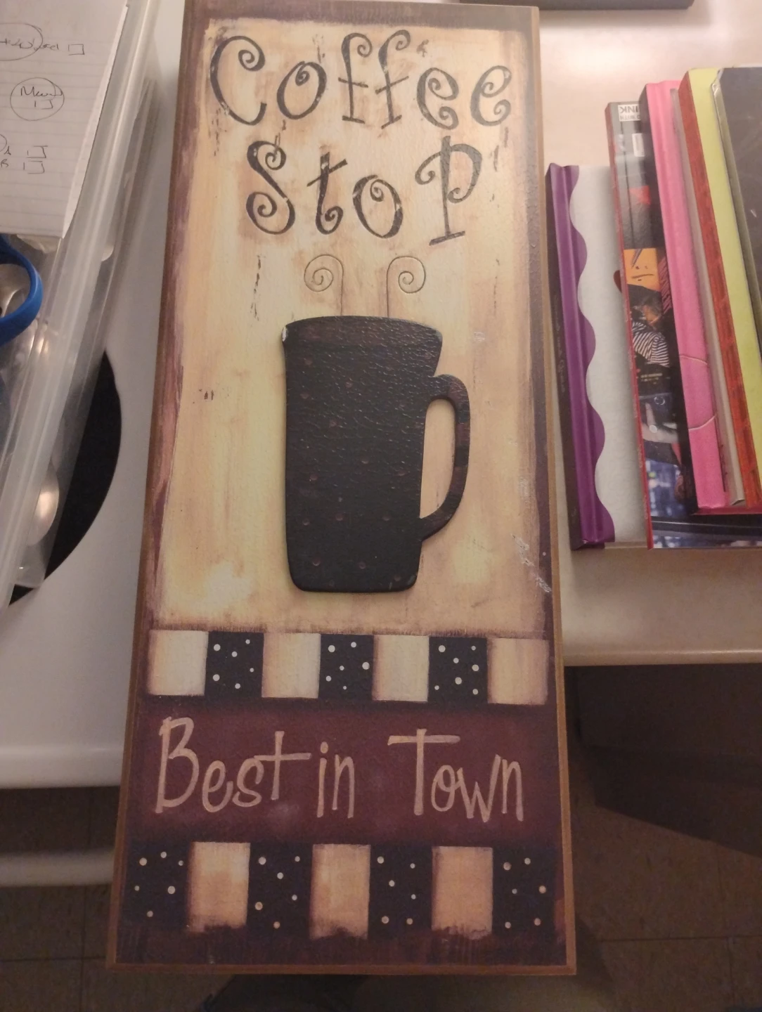Coffee Stop Best in Town Wall Decor