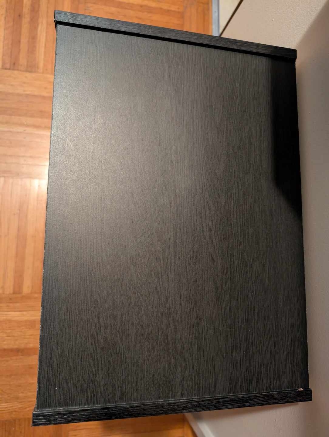Black 2-tier bookshelf/storage cabinet - photo 4